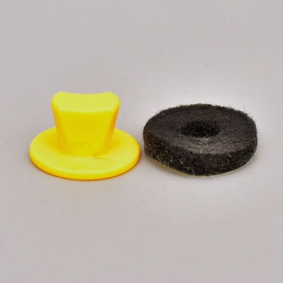 GUITAR HERO BAND CYMBAL YELLOW HOLDER NUT ONLY DRUM  XBOX 360 WII PS3 95521.808 - Picture 1 of 1